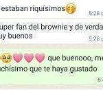 testimonio brownies